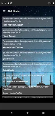 Gizli İlimler android App screenshot 3